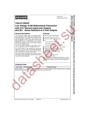 74ALVC162245TX datasheet  